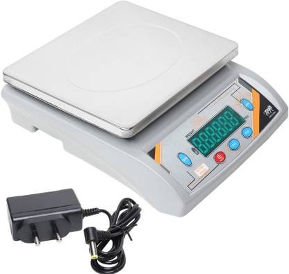 kurmi 30kg Double Display Inbuilt Rechargeable Battery Weight Machine For Shop Weighing Scale