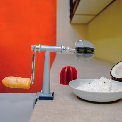Spocco Coconut Grater Scraper Shredder Manually Hand Operated Coconut Scraper