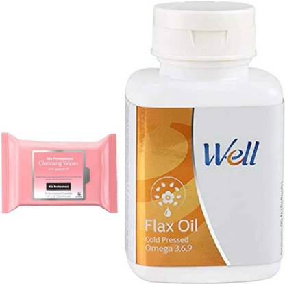 Kia Professional Facial Wipes & Well Flax Oil