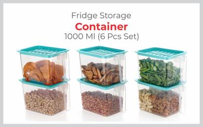 Kitchenetic Plastic Fridge Container  - 1000 ml