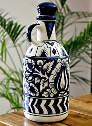 hasnain karimain CERA-3 BLUEART Decorative Bottle