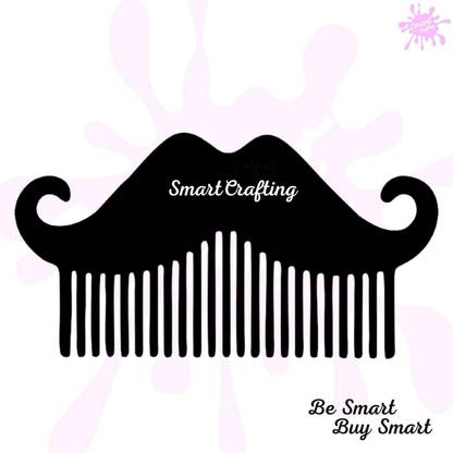 Smart Crafting Mustache/Mooch Shaper Tool With Comb For Men, Home And Salon Use