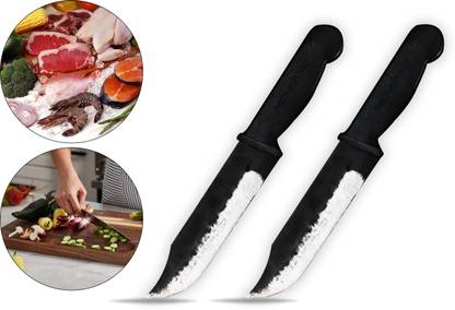 POLYGUARDS 2 Pc Iron Knife Set Premium Quality Kitchen Kinfe Set Point Edge - For Home Kitchen and Restaurant -