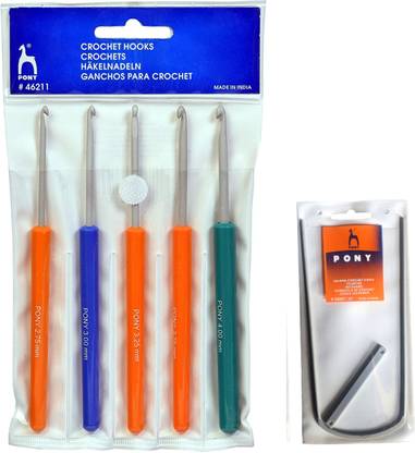 Artonezt Pony Assortet Crochet Hook (Kiroshiya) Knitting Needles + 1 U Pin Knitting Pin
