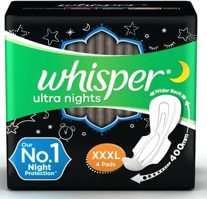 Whisper ultra nights XXXL - 4 Napkins Sanitary Pad