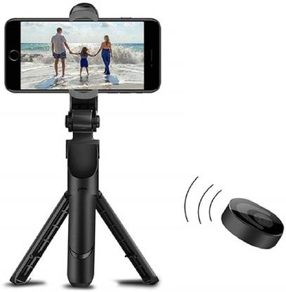 Wanzhow New Arrival Mini Tripod Phone Stand SelfieStick Multifunction Bluetooth Remote Monopod