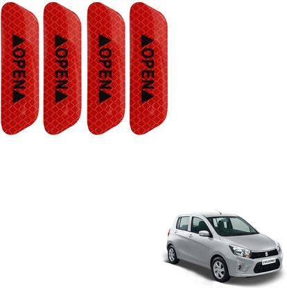 AAKICHI Red Car Door Open Warning Reflective Sticker-95 0.05 mm x 25 m Peppy Red Reflective Tape