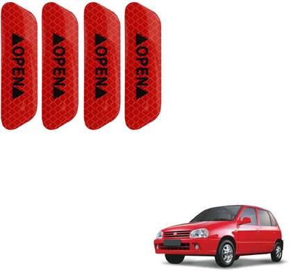 AAKICHI Red Car Door Open Warning Reflective Sticker-102 0.05 mm x 25 m Peppy Red Reflective Tape