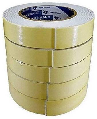 Eclet Combo Set of 6 Double Sided Self Adhesive Acrylic for Wall/Craft/Multipurpose Manual tape (Manual)