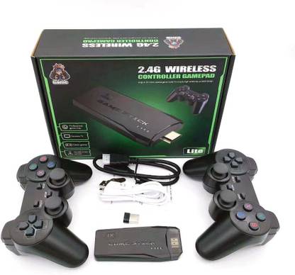 Aoko GameStick 2.4G Wireless Controller 4K HD Console Built-in 10k+ Retro Games Anniversary Edition