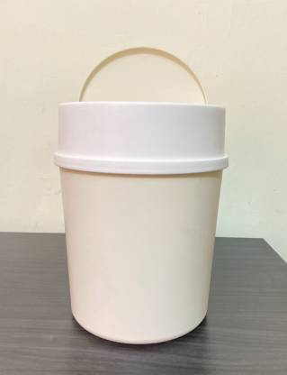 Storepedia Plastic Desktop Counter top Mini Trash Can With Swing Lid Dustbin Garbage Bin for Office use, School, Bedroom, Kids Room, Home, Multi Purpose Plastic Dustbin