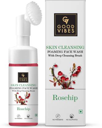 GOOD VIBES Rosehip Skin Cleansing Foaming  Face Wash