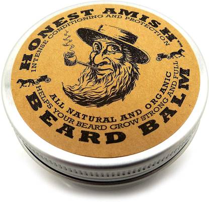 Honest Amish All Natural Beard Balm Leave - In Conditioner - 59Gm Beard Cream