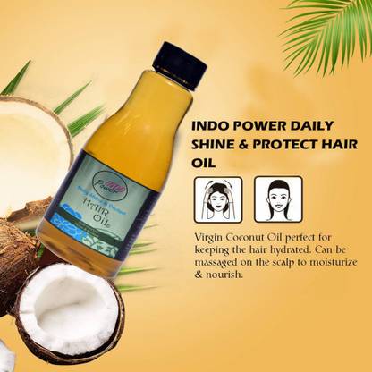 INDO POWER BAM40 -DAILY SHINE & PROTECT HAIR OIL