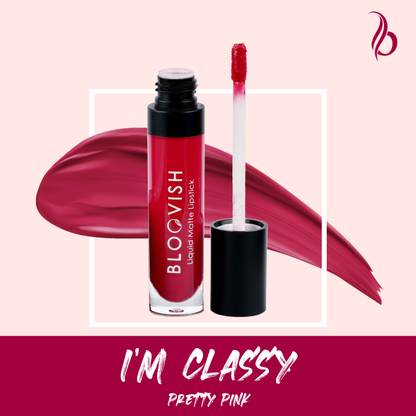 Bloovish I'M CLASSY WINE PINK LIQUID MATTE LIPSTICK