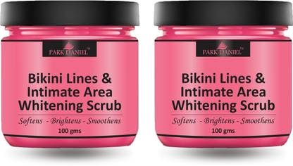 PARK DANIEL Bikini Lines Intimate Area Skin Moisturize Softens Cream Pack of 2 of 100 GM Scrub