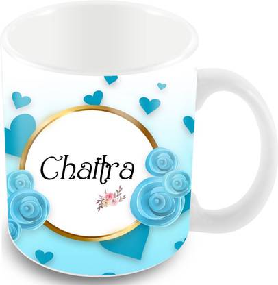 Tuelip Printed Design of Name "Chabbi" Ceramic Coffee Mug
