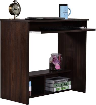 DeckUp Bonton Walnut Engineered Wood Study Table