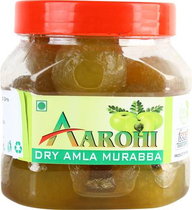 Aarohi Homemade Organic Ghar Ka Bana Dry Amla Murabba Sweet Best Taste (500 grams) Amla Murabba