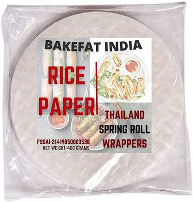 La Aromatic Rice Paper/Sheets-400Gram-Spring Roll Wrapper Sheets-22cm Veg Nuggets