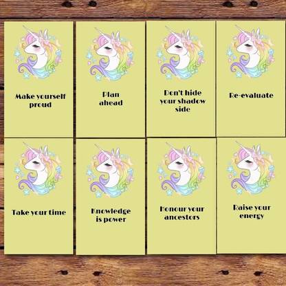 Wise Unicorn Oracle Cards - A 61 Card Deck