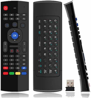 DHRUV-PRO Air Fly Mouse Universal Smart Remote with Keyboard and Intelligent Learning AIR REMOTE Remote Controller