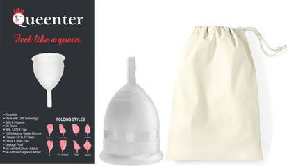 queenter Large Reusable Menstrual Cup