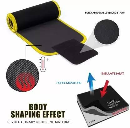 frokht Slimming Belt Premium Fat Loss and Best Sweat Belt for Men & Women Free Size Slimming Belt
