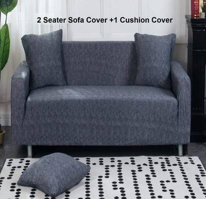 lukzer Polyester Striped 2 Seater Sofa Cover