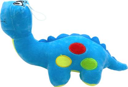 CREATIVEVILLA CUTE BLUE DINOSAUR PLUSH STUFFED SOFT TOY CVST1000101  - 23 cm