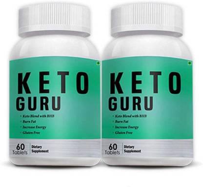Vokin Biotech Keto Guru Tablets for Weight Loss Supplement Pack of 2