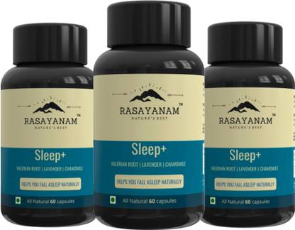 Rasayanam Sleep+ | Valerian Root, Lavender, Chamomile |Non habit forming