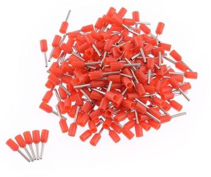ERHIndia (200 Pcs) Ferrules Wire Connector Sleeves electrical cable joint E1008 Wire Connector