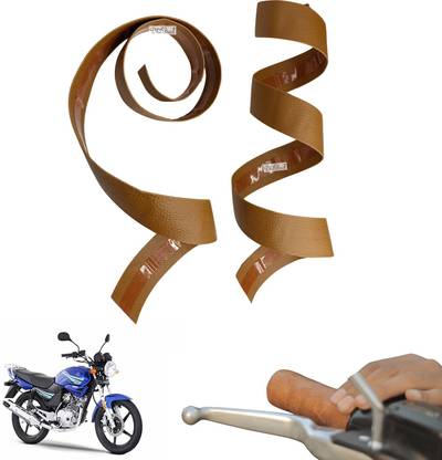 Dhe Best BikeLeatherette Handle Grip Wrap Black For Royal Enfield Classic 350 Handle Bar Grip For Royal Enfield Classic 350