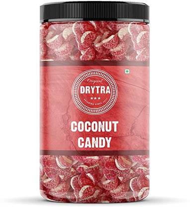 Drytra Coconut Flavoured Candy | Coconut Candy (Jar Pack) | Sweet and Juicy Coconut Coconut Candy