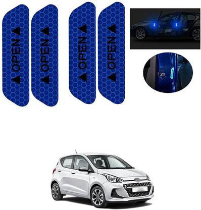 PECUNIA Anti-Collision Universal Car Stickers Warning Strip Tape Sign 80 Matte, Glossy, Chrome Hyundai i10 Side Garnish