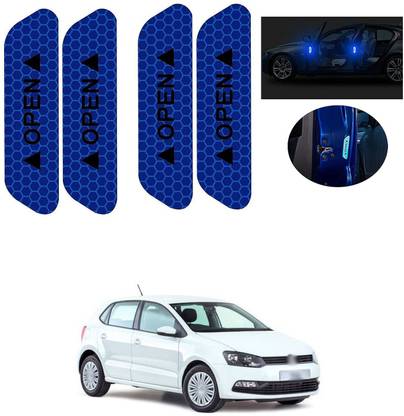 PECUNIA Anti-Collision Universal Car Stickers Warning Strip Tape Sign 256 Matte, Glossy, Chrome Volkswagen Polo Side Garnish