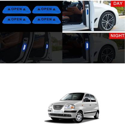 PECUNIA Car Stickers Reflective Open Warning Strip Mark Tape Sign 238 5 mm x 5 m Blue Reflective Tape