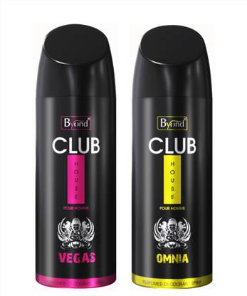 Byond (VEGAS + OMNIA COMBO ) REFRESHING ROMANTIC LONG LASTING SKIN FRIENDLY- COMBO) Deodorant Spray  -  For Men & Women