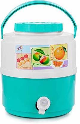 instraders 10 L Plastic Cool/Chilled Water Jar Insulated Plastic Thermos Flask 10 Litre Ice Bucket