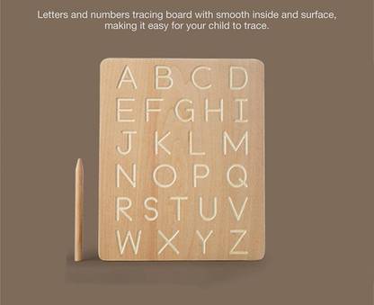blue seed AtoZ Practicing Alphabets & Numbers HandWriting Learning Tracing Board/Slate/Toy
