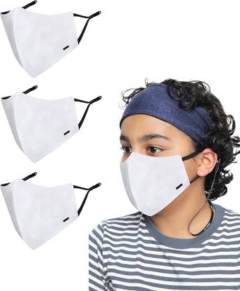 MASQ School_Combo_Medium_White_03 Reusable, Washable Cloth Mask