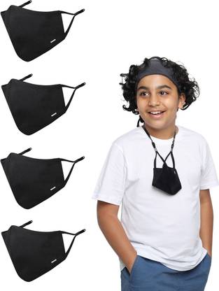 MASQ School_Combo_Small_Black_04 Reusable, Washable Cloth Mask