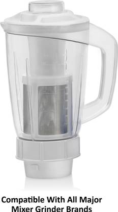 Mccoy Juicer Jar 1.2 Ltrs SS Micro Mesh Unbreakable Universal Fits All Brands Mixer Juicer Jar