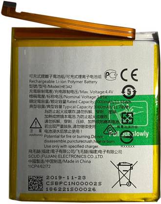 YaeBuy Mobile Battery For  Nokia 5.1 Plus Nokia 6.1 Plus Model: HE342 Nokia 5.1 Plus Nokia 6.1 Plus Model: HE342