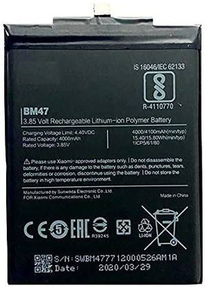 ININSIGHT SOLUTIONS Mobile Battery For  Xiaomi Redmi 3s Prime, Redmi 3, Redmi 4 Xiaomi Redmi 3s Prime, Redmi 3, Redmi 4