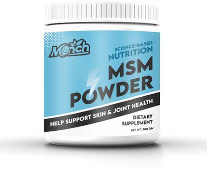 Monch MSM Protein Powder - MSM Powder for Skin And Joint Health Plant-Based Protein