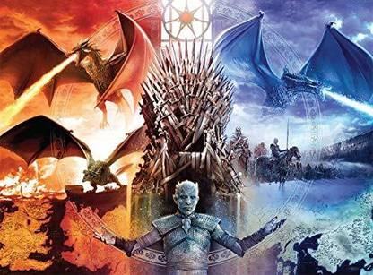 Buffalo Games Game of Thrones: Fire and Ice - 1000 Piece Jigsaw Puzzle