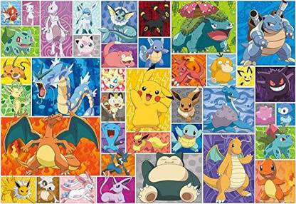 Buffalo Games Pokemon - Pokemon - Pokemon Squares - 2000 Piece Jigsaw Puzzle