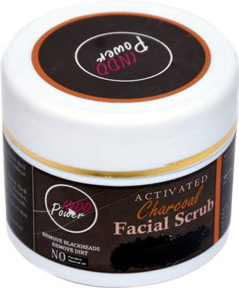 INDO POWER BAM46 -ACTIVATED CHARCOAL FACIAL SCRUB